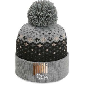 Melanin Pisces Vibes Only Zodiac Sign For Black Funny Gift The Baniff Cuffed Pom Beanie