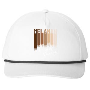 Melanin Pisces Vibes Only Zodiac Sign For Black Funny Gift Snapback Five-Panel Rope Hat