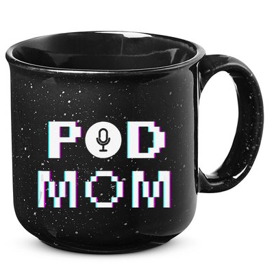Mom Podcast Women Podcasting Pod Mom Podcast Host Gift 15oz Campfire Ceramic Mug