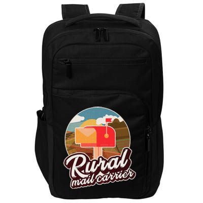 Mailman Postal Worker Post Office Rural Mail Carrier Impact Tech Backpack