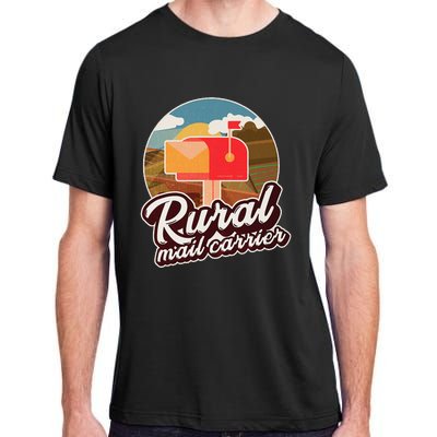 Mailman Postal Worker Post Office Rural Mail Carrier Adult ChromaSoft Performance T-Shirt