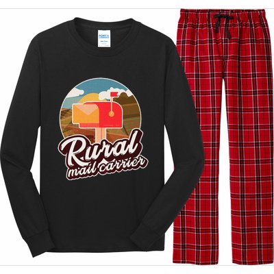 Mailman Postal Worker Post Office Rural Mail Carrier Long Sleeve Pajama Set