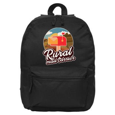 Mailman Postal Worker Post Office Rural Mail Carrier 16 in Basic Backpack