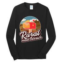 Mailman Postal Worker Post Office Rural Mail Carrier Tall Long Sleeve T-Shirt