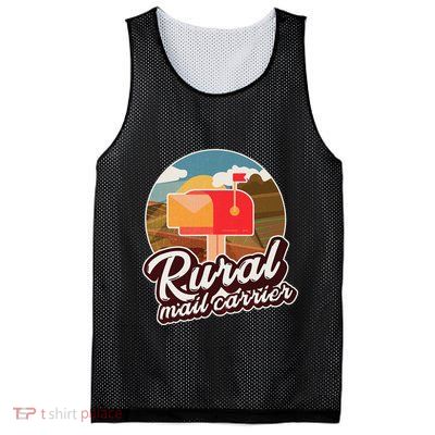 Mailman Postal Worker Post Office Rural Mail Carrier Mesh Reversible Basketball Jersey Tank