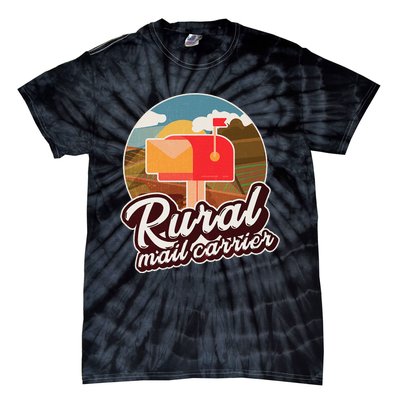 Mailman Postal Worker Post Office Rural Mail Carrier Tie-Dye T-Shirt