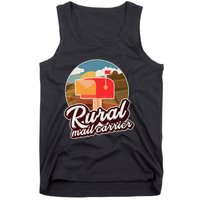 Mailman Postal Worker Post Office Rural Mail Carrier Tank Top