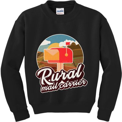 Mailman Postal Worker Post Office Rural Mail Carrier Kids Sweatshirt