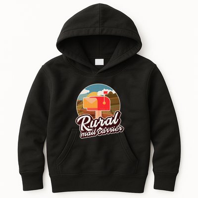 Mailman Postal Worker Post Office Rural Mail Carrier Kids Hoodie