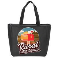 Mailman Postal Worker Post Office Rural Mail Carrier Zip Tote Bag