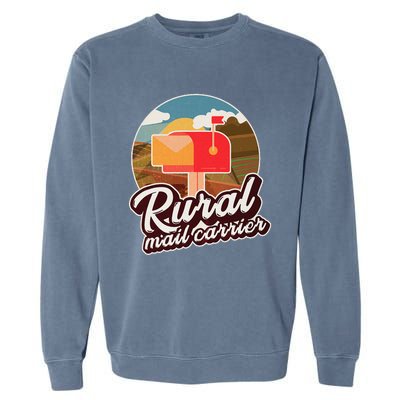 Mailman Postal Worker Post Office Rural Mail Carrier Garment-Dyed Sweatshirt