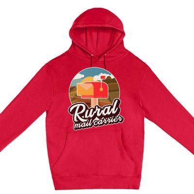 Mailman Postal Worker Post Office Rural Mail Carrier Premium Pullover Hoodie