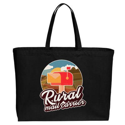 Mailman Postal Worker Post Office Rural Mail Carrier Cotton Canvas Jumbo Tote