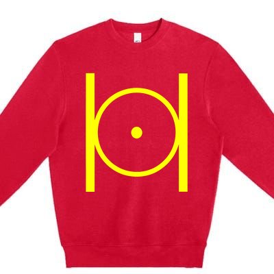 Masonic Point Within A Circle Mason Freemason Premium Crewneck Sweatshirt