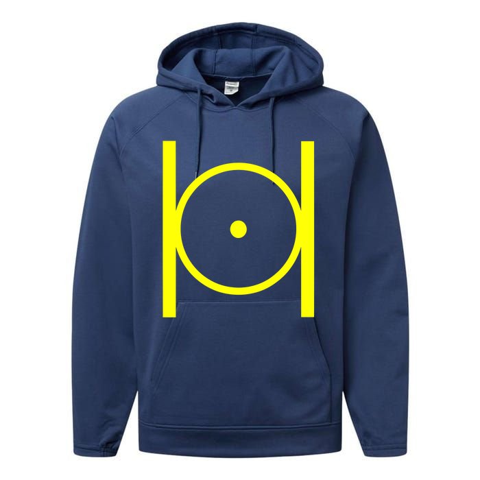 Masonic Point Within A Circle Mason Freemason Performance Fleece Hoodie