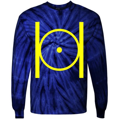 Masonic Point Within A Circle Mason Freemason Tie-Dye Long Sleeve Shirt