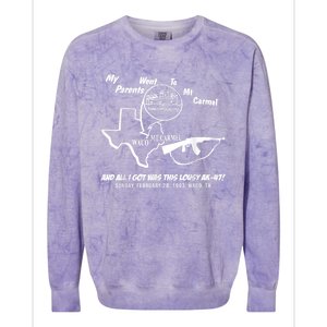 My Parents Went To Mt Carmel And All I Got Was This Lousy Ak47! Colorblast Crewneck Sweatshirt