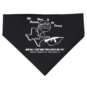 My Parents Went To Mt Carmel And All I Got Was This Lousy Ak47! USA-Made Doggie Bandana