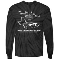 My Parents Went To Mt Carmel And All I Got Was This Lousy Ak47! Tie-Dye Long Sleeve Shirt