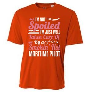 Maritime Pilot Wife Friend Gift Taken By A Gift Cooling Performance Crew T-Shirt