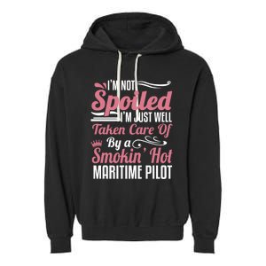 Maritime Pilot Wife Friend Gift Taken By A Gift Garment-Dyed Fleece Hoodie