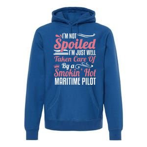 Maritime Pilot Wife Friend Gift Taken By A Gift Premium Hoodie