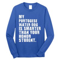 My Portugese Water Doggo Dog Is Smarter Adc096c Great Gift Long Sleeve Shirt