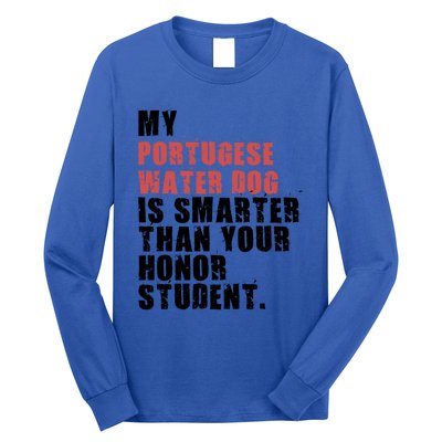 My Portugese Water Doggo Dog Is Smarter Adc096c Gift Long Sleeve Shirt