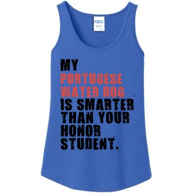 My Portugese Water Doggo Dog Is Smarter Adc096c Gift Ladies Essential Tank