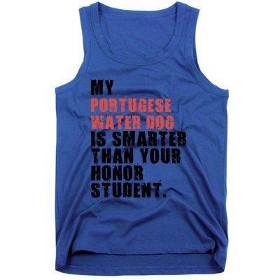 My Portugese Water Doggo Dog Is Smarter Adc096c Gift Tank Top