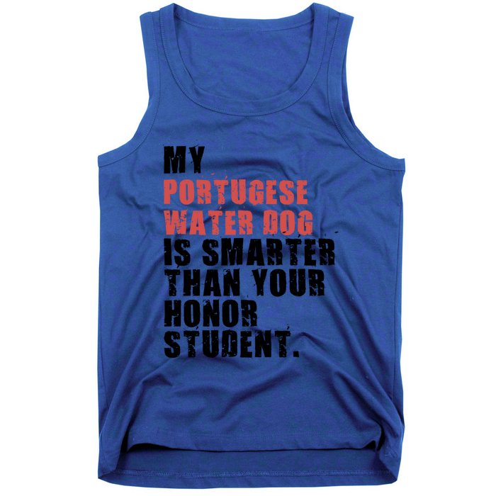 My Portugese Water Doggo Dog Is Smarter Adc096c Gift Tank Top