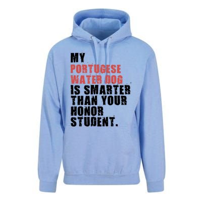 My Portugese Water Doggo Dog Is Smarter Adc096c Gift Unisex Surf Hoodie