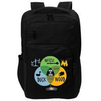 Monty Python Witch Duck Wood Impact Tech Backpack