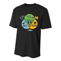 Monty Python Witch Duck Wood Youth Performance Sprint T-Shirt