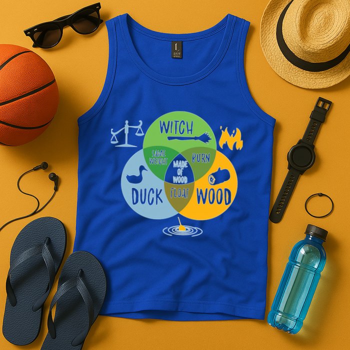 Monty Python Witch Duck Wood Tank Top