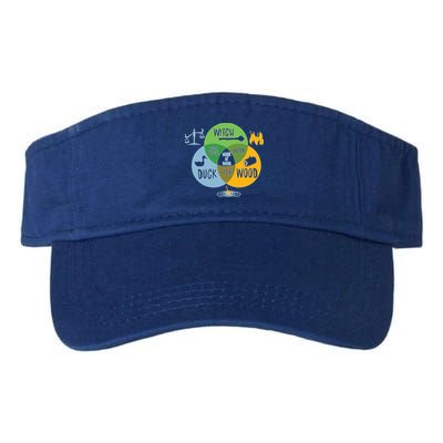 Monty Python Witch Duck Wood Valucap Bio-Washed Visor