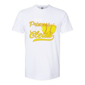 My Princess Wears Cleats Softball Dad Mom Baseball Player Great Gift Softstyle CVC T-Shirt