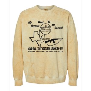 My Parents Went To Mt Carmel And All I Got Was This Lousy Ak47 Colorblast Crewneck Sweatshirt