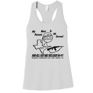 My Parents Went To Mt Carmel And All I Got Was This Lousy Ak47 Women's Racerback Tank