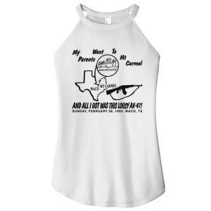 My Parents Went To Mt Carmel And All I Got Was This Lousy Ak47 Women's Perfect Tri Rocker Tank