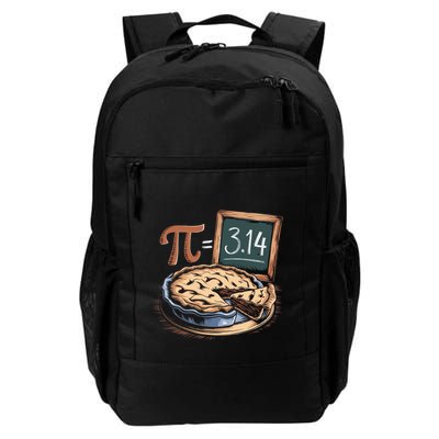 Mathematical Pie With Pi Symbol Dessert Theme Day Chalkboard Gift Daily Commute Backpack