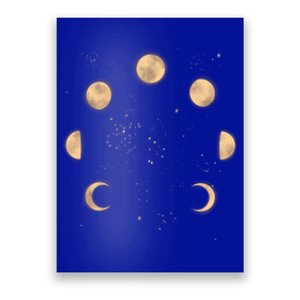 Moon Phases Wicca Wiccan Pagan Witch The Moon Made Me Gift Poster