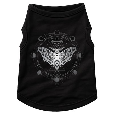 Moon Phases With Moth Blackcraft Clothing Doggie Tank