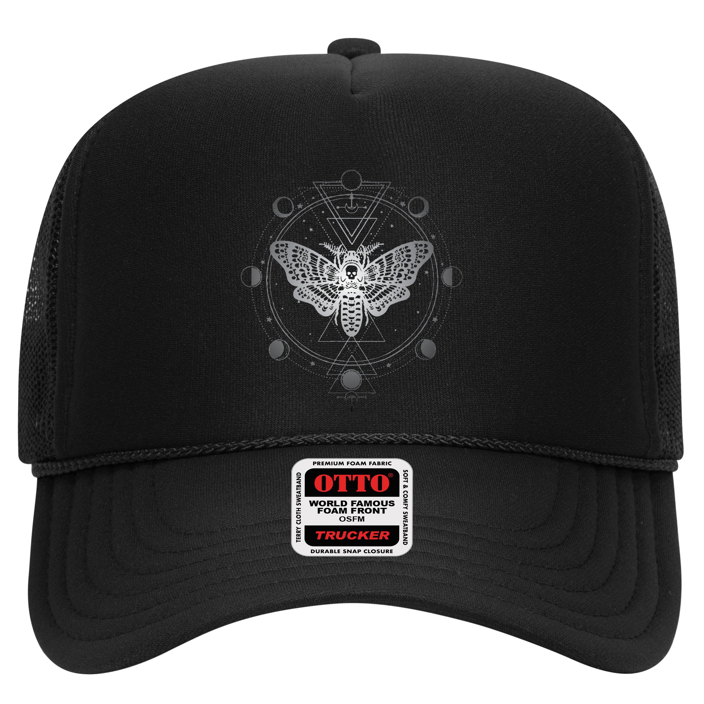 Moon Phases With Moth Blackcraft Clothing Hat