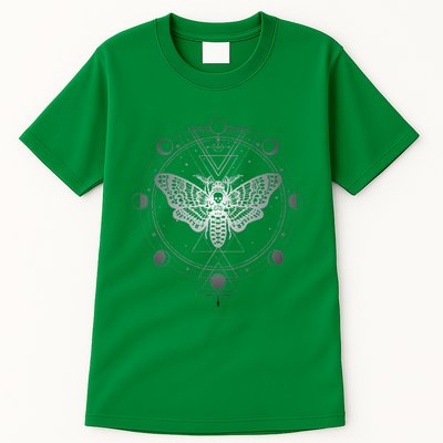 Moon Phases With Moth Blackcraft Clothing Tall T-Shirt