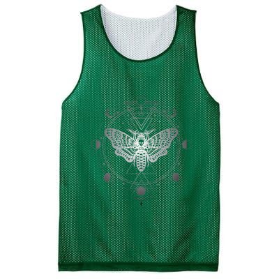 Moon Phases With Moth Blackcraft Clothing Mesh Reversible Basketball Jersey Tank
