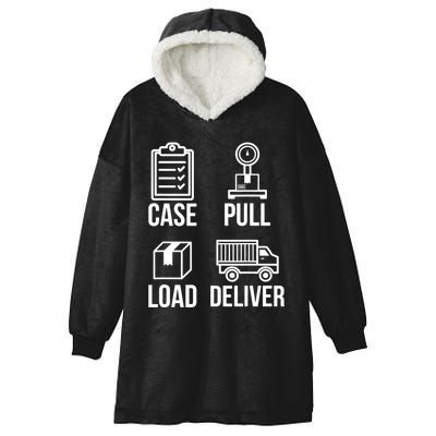 Mailman Postal Worker Post Office Mail Carrier Hooded Wearable Blanket