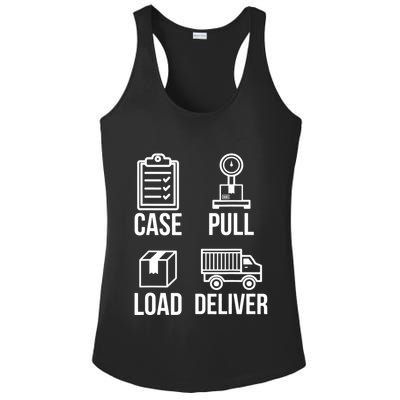 Mailman Postal Worker Post Office Mail Carrier Ladies PosiCharge Competitor Racerback Tank