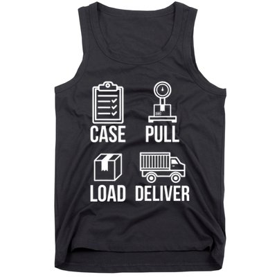 Mailman Postal Worker Post Office Mail Carrier Tank Top