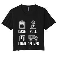 Mailman Postal Worker Post Office Mail Carrier Women's Crop Top Tee